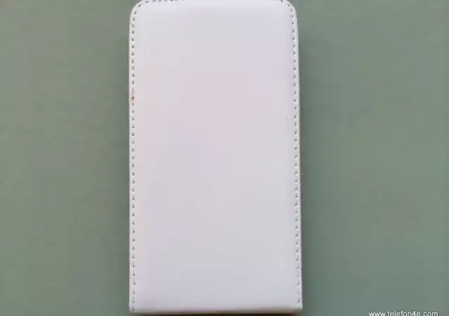 2. Снимка на Nokia Lumia 625 Кожен Калъф Тефтер White Бял