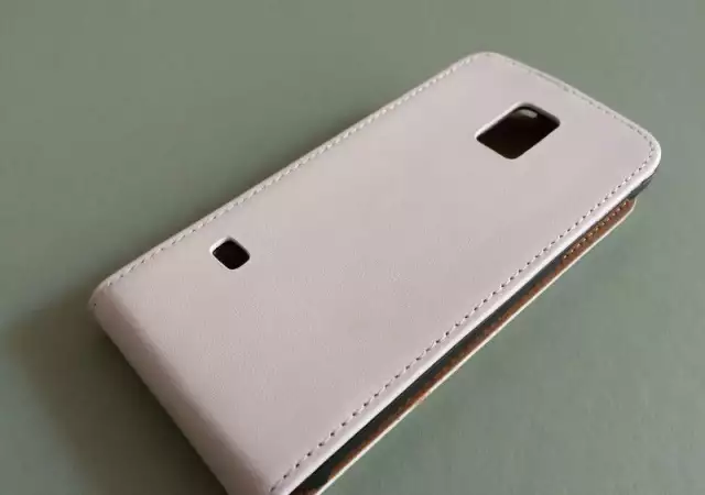 1. Снимка на Samsung G800F Galaxy S5 Mini Калъф тефтер White Бял