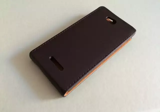 3. Снимка на Sony Xperia C C2305 Калъф тефтер Black Черен