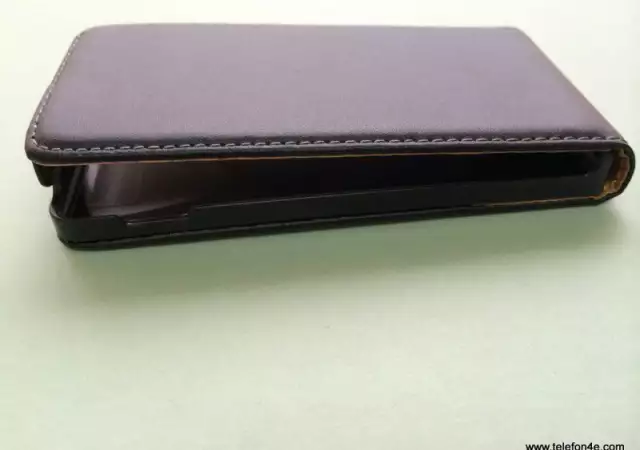 Sony Xperia M C1905 Кожен Калъф Тефтер Black Черен