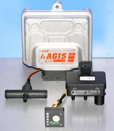 1. Снимка на Газов Инжекцион AGIS M210 - с включен монтаж и бутилка