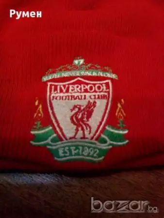 Мъжка, шапка, червена, Liverpool , истински, шапка Liverpool