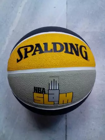 1. Снимка на баскетболна топка SPALDING SLAM COLOR SZ 5 нова оригинална
