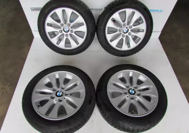 1. Снимка на Зимни гуми 8.2мм DOT3408 и джанти BMW V - Spoke 229 за BMW 1 с