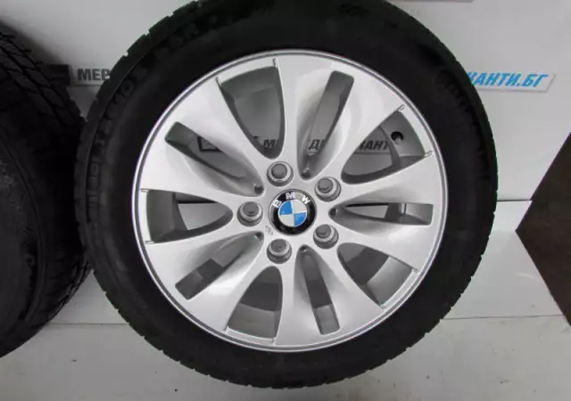 4. Снимка на Зимни гуми 8.2мм DOT3408 и джанти BMW V - Spoke 229 за BMW 1 с
