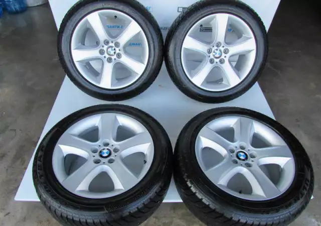 1. Снимка на Зимни гуми 8мм DOT4911 и Оригинални Джанти BMW Style 212