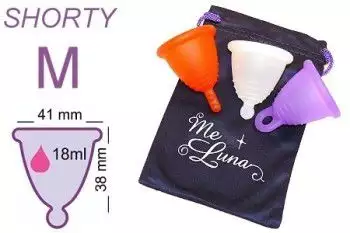 3. Снимка на Менструални чашки MeLuna SHORTY Classic - mini