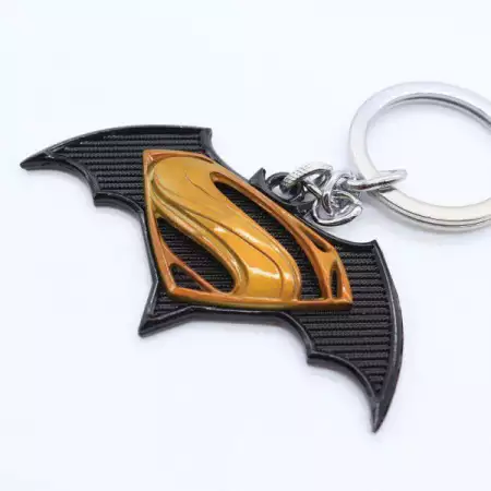 Ключодържател Супермен - Батман, метален