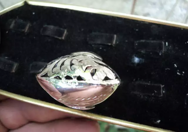 1. Снимка на модел 167 Изработен от масивно сребро Дамски пръстен