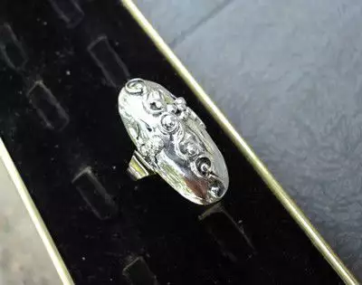 1. Снимка на модел 159 Изработен от масивно сребро Дамски пръстен