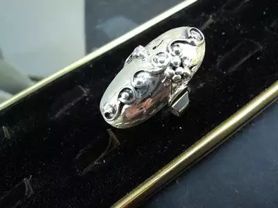 2. Снимка на модел 159 Изработен от масивно сребро Дамски пръстен