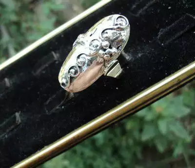 5. Снимка на модел 159 Изработен от масивно сребро Дамски пръстен