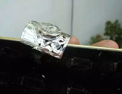 3. Снимка на модел 148 Изработен от масивно сребро Дамски пръстен