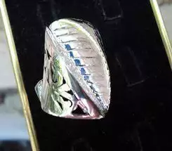 1. Снимка на модел 145 Изработен от масивно сребро Дамски пръстен