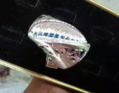 3. Снимка на модел 145 Изработен от масивно сребро Дамски пръстен
