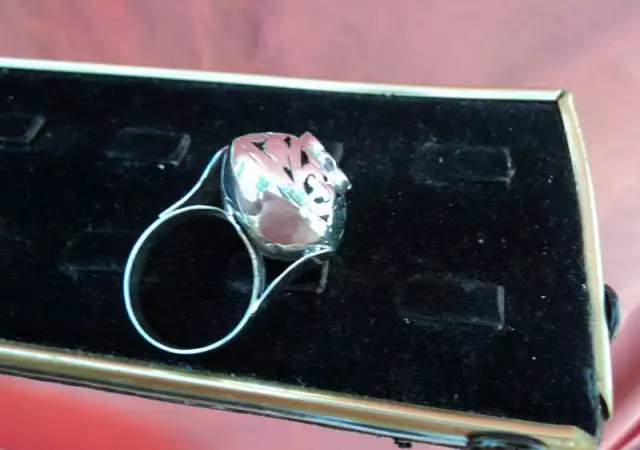 5. Снимка на модел 143 Изработен от масивно сребро Дамски пръстен