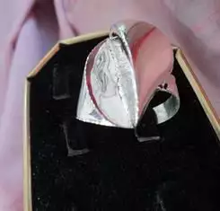 3. Снимка на модел 139 Изработен от масивно сребро Дамски пръстен