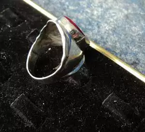 4. Снимка на модел 126 Изработен от масивно сребро Дамски пръстен