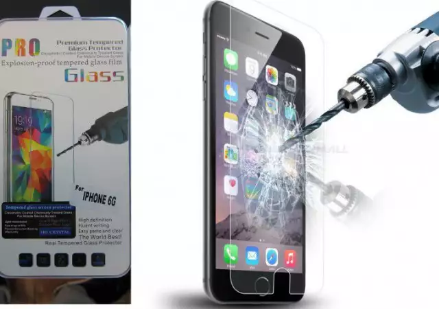 Стъклен протектор от закалено стъкло 9H за iPhone 4, 4S, 5, 