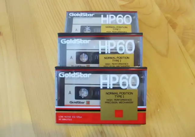 4. Снимка на аудио касета GoldStar HP60, Колекционерска