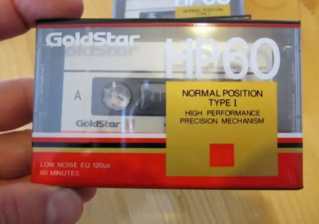 1. Снимка на аудио касета GoldStar HP60, Колекционерска