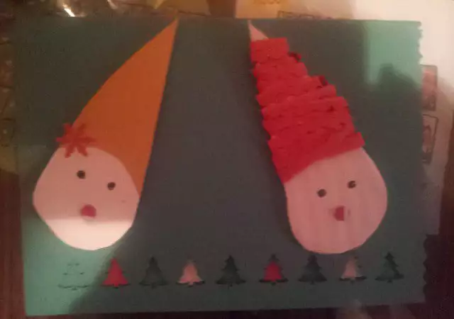 4. Снимка на Коледни ръчно изработени картички, покани и аксесоари