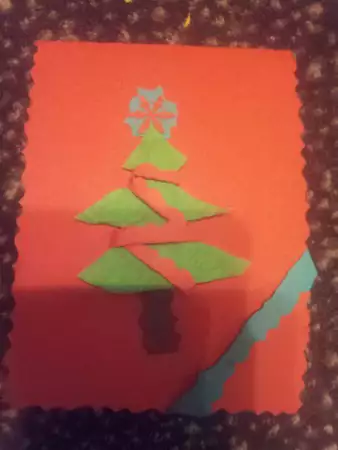 6. Снимка на Коледни ръчно изработени картички, покани и аксесоари
