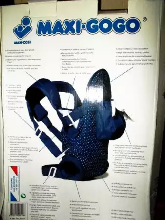 Кенгуру Маxi GOGO 9 - 12 кг., памук, твърдо седящо