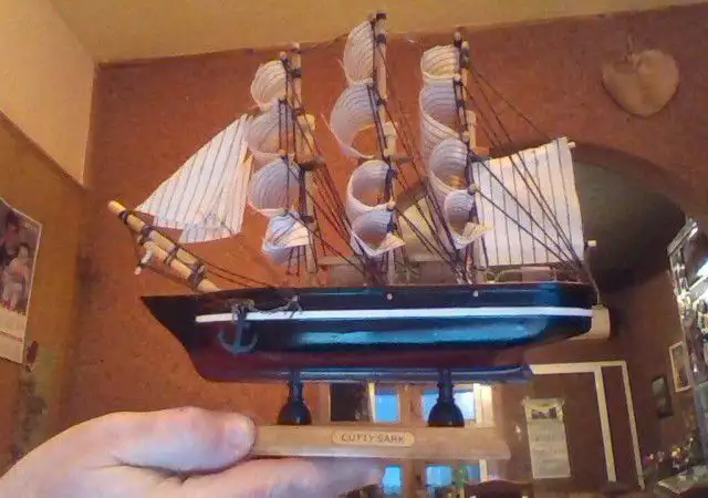1. Снимка на макет на кораб