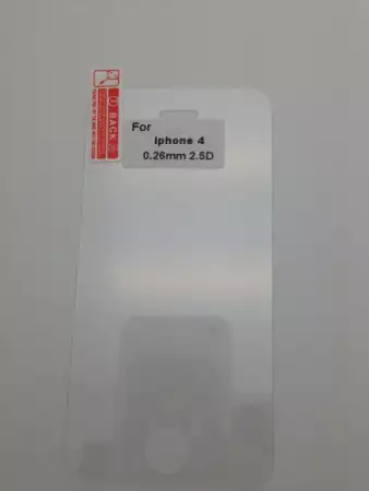 1. Снимка на Противоударен стъклен протектор 0.26мм за iPhone 4 , 4S