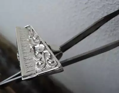 модел 263 Изработен от масивно сребро Дамски пръстен, пиано