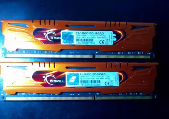 Pам памет 2x8Gb Ddr3 1600MHz G.Skill ARES XMP