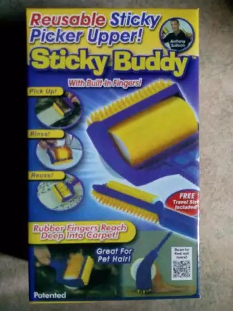 Sticky Buddy - самозалепващи ролки за премахване на косми, пра