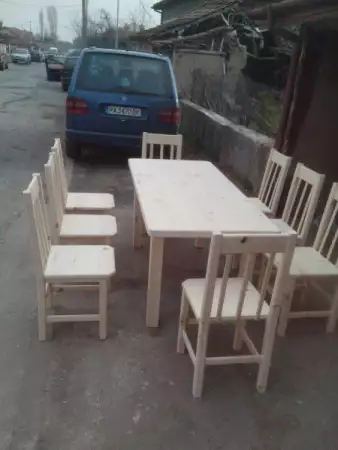 маси столове от масив