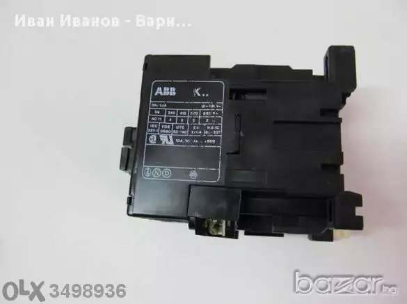 2. Снимка на Контактор K31E 110V AC пром - 4 х 10A 660V, - АВВ