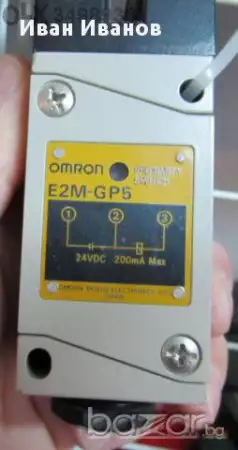 1. Снимка на Японски Индуктивен датчик Omron E2M - GP5 метал 24V, 10 - 30V, 