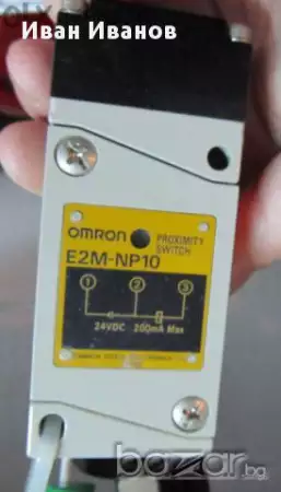 1. Снимка на Японски Индуктивен датчик Omron E2M - NP10 метал, 24V, 10 - 30V