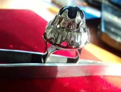 2. Снимка на модел 312 Изработен от масивно сребро дамски пръстен с 1 бр