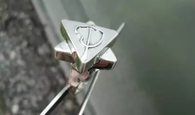 7. Снимка на модел 318 Изработен от масивно сребро дамски пръстен с аплик
