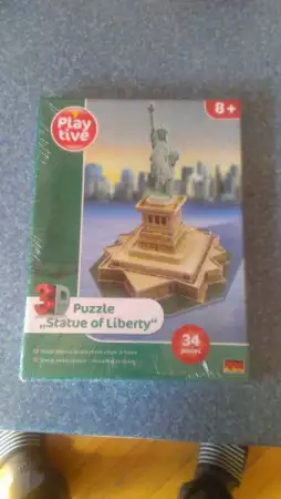 1. Снимка на 3 - D Пъзел Статуята на свободата