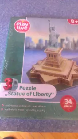 7. Снимка на 3 - D Пъзел Статуята на свободата