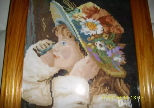 1. Снимка на гоблен Момичето с шапката