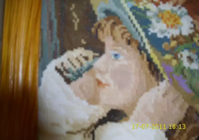 2. Снимка на гоблен Момичето с шапката