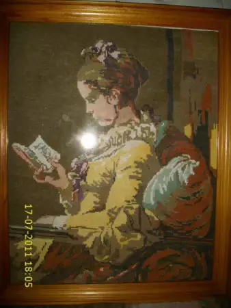 гоблен Момичето с книгата