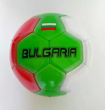 1. Снимка на Футболна топка за игра, футбол на отбор България Bulgaria