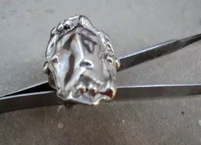 6. Снимка на модел 331 Изработен от масивно сребро Дамски пръстен, с Хри