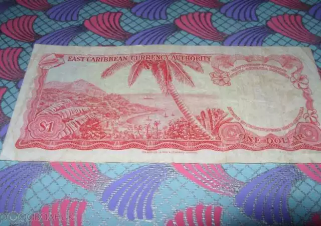 2. Снимка на 1 Долар Източни Кариби 1965