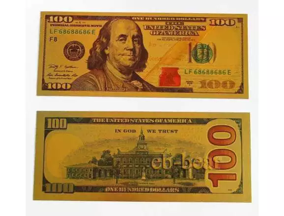 1. Снимка на новата стодоларова банкнота 2013