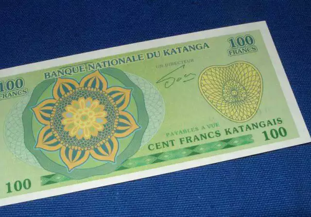 Катанга 10 франка