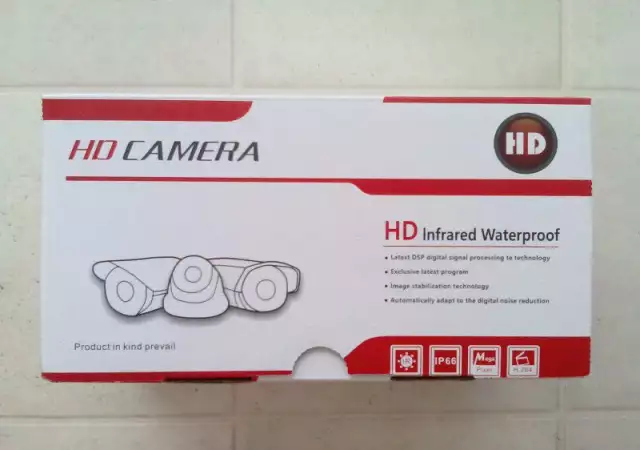 Нова HD камера за видеонаблюдение - цветна, инфрачервена
